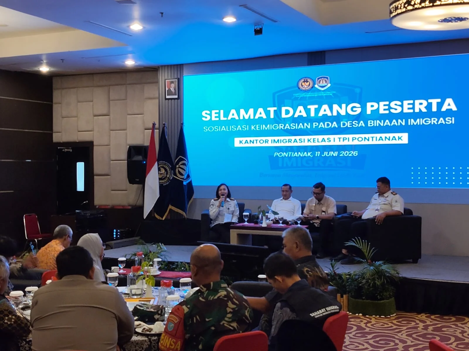 SOSIALISASI KEIMIGRASIAN DAN PROGRAM DESA BINAAN IMIGRASI DI KUBU RAYA, PERKUAT PERLINDUNGAN MASYARAKAT DAN CEGAH TPPO
